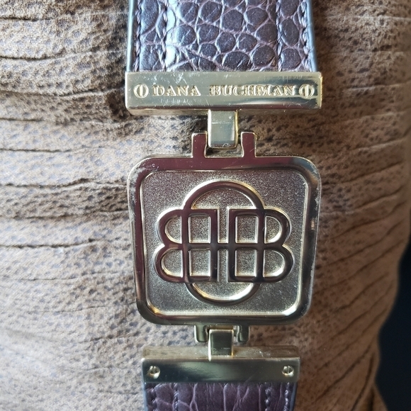 Dana Buchman Signature Hobo Suede Style Purse - Picture 10 of 16